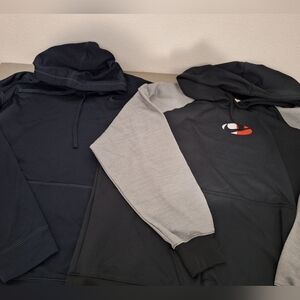 Men's Black and Gray Nike And Timberland Hoodie Set, Size 2xl